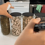 Chalkboard Top Mason Jar Lids (Regular - 12 set)